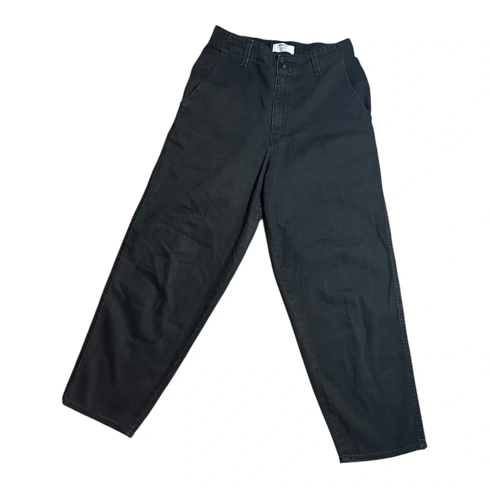Denizen from Levi's Charcoal Black Loose Taper Womens Jeans Size 6 W28 High rise